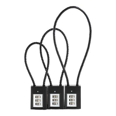 钢丝挂锁防水防锈密码锁头盔锁