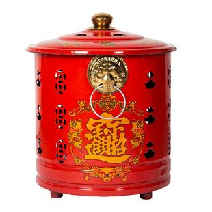 不锈钢烧纸桶搪瓷烧经化宝桶家用室内烧纸钱桶元宝焚化炉烧金铁桶