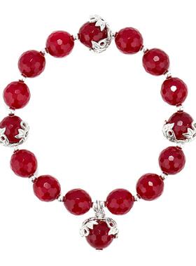 曼古银玛瑙手链轻奢新款送礼