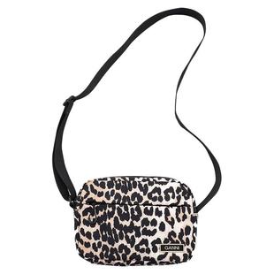 GANNI女包 可调节肩带豹纹印花斜挎包 A3431943