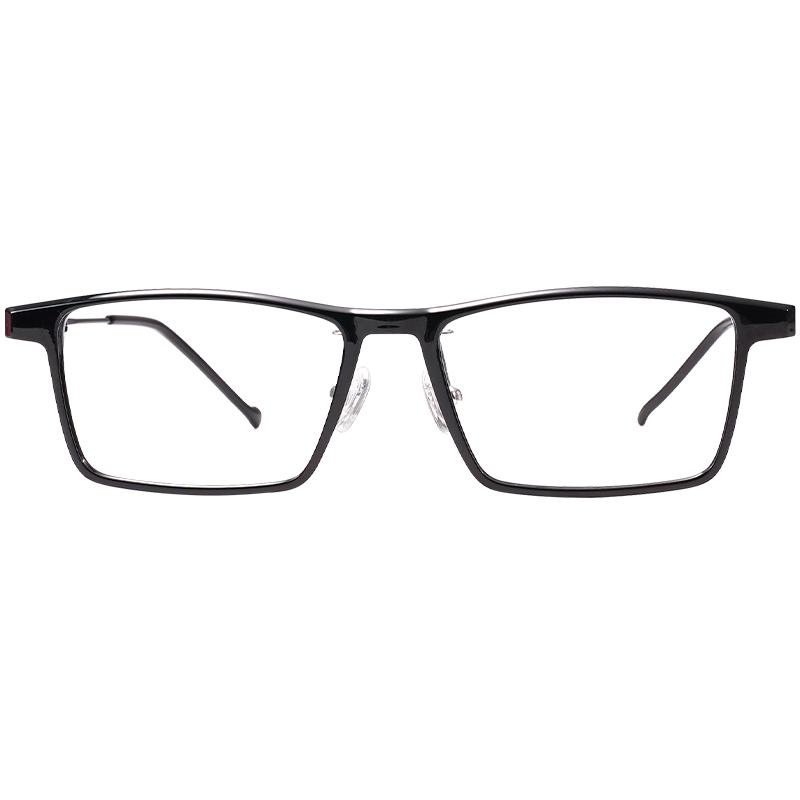 明月超轻TR黑框眼镜可配有度数近视眼睛框架大框防蓝光男款10221