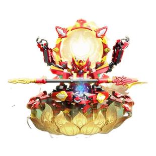 森宝积木哪吒机甲收藏手办模型儿童手工拼装玩具男孩礼物106002