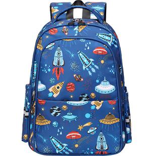 小学生书包一二三四年级帅气男孩双肩包超轻便软护脊减负儿童背包