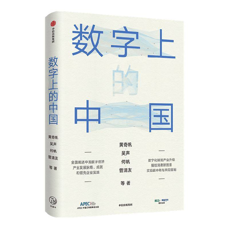 数字上的中国 ChatGPT AIGC  包邮 深度解析数字化如何赋能产业升级 新消费 新基建实现碳中和与共同富裕中信出版