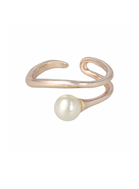 OSEWAYA可调节食指戒玫瑰银配饰