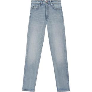 GANNI女装 Cutye淡做旧高腰长裤牛仔裤 J1144565