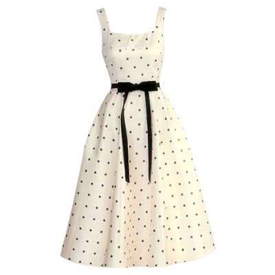 高级优雅A字礼服连衣裙女