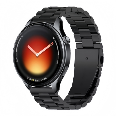 适用小米watch S5/S4表带小米手表watch 5不锈钢金属腕带S3/S2/S1智能运动sport钢带男Color时尚商务替换带
