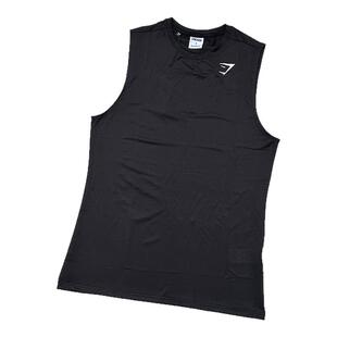 Gymshark arrival速干坎肩背心男健身运动训练透气网眼轻薄无袖