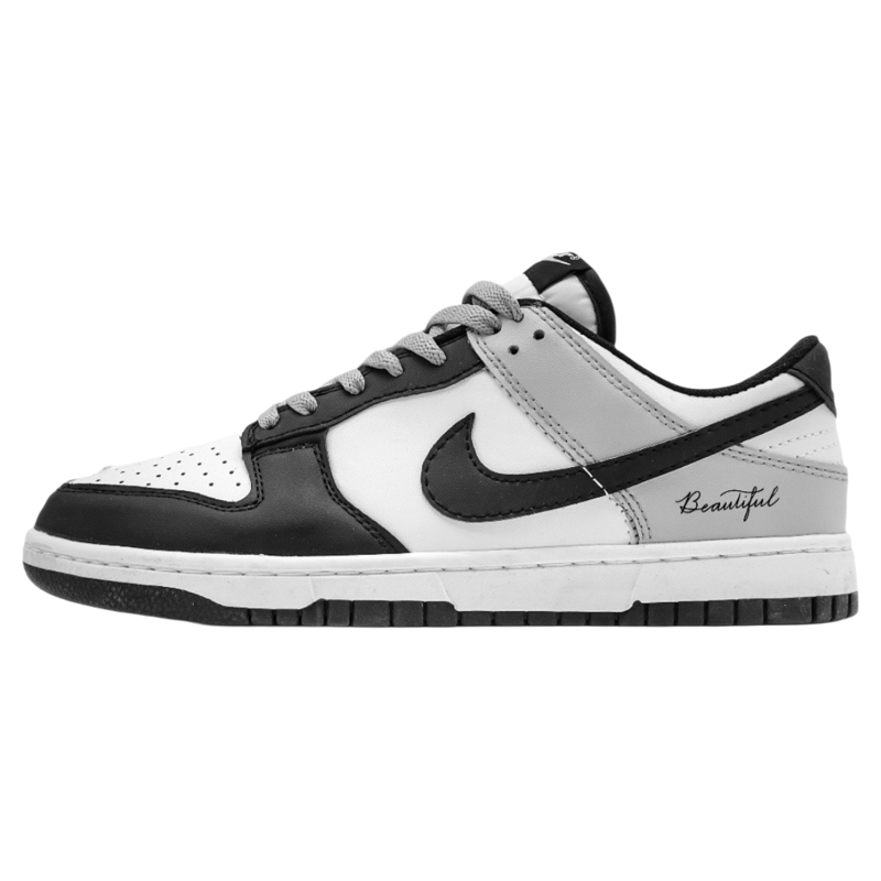 【定制球鞋】Nike Dunk影子灰熊猫墨影喷墨防滑低帮板鞋 男女同款