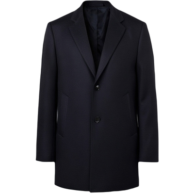 100%山羊绒中长款羊毛呢大衣风衣