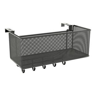 办公室收纳置物架工位整理神器桌面挂篮悬挂式宿舍桌上台面用品盒