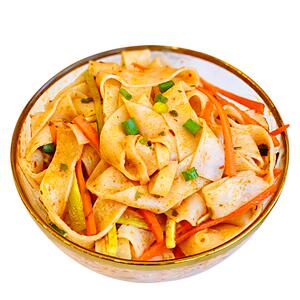 麻酱面皮红油面皮袋装味哒哒速食