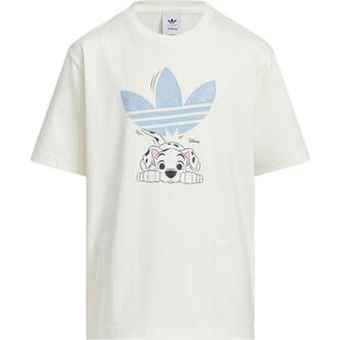 滔搏adidas阿迪达斯三叶草大童时尚简约运动休闲短袖T恤KG6627