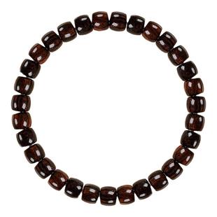 海南黄花梨紫手串老型珠紫油梨海黄桶珠鼓珠文玩盘玩手把件手链女