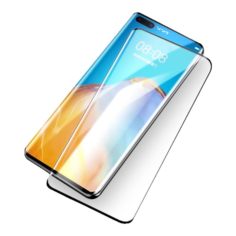 适用华为p40pro钢化膜5G防爆保护p40pro+手机膜全屏全覆盖p40proplus曲面玻璃高清抗蓝光huawei防指纹屏保por