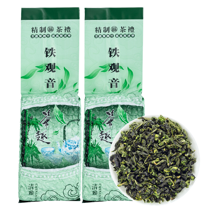 【品叠】 铁观音500g乌龙茶浓香型茶叶 新茶秋茶散装 铁观音茶角