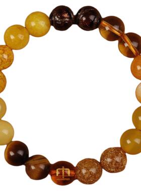 龙虎山发货五行补缺喜用金水金土水木火磁场平衡手链转好运手串珠