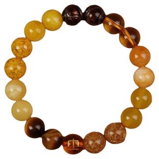 龙虎山发货五行补缺喜用金水金土水木火磁场平衡手链转好运手串珠