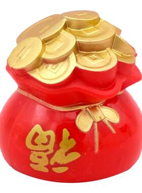 祝寿富贵竹福袋金鱼蛋糕摆件