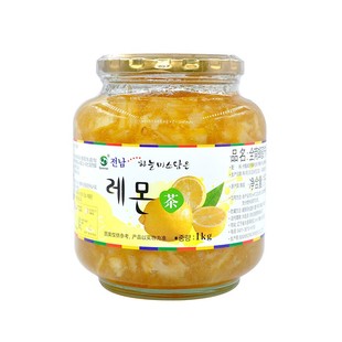 韩国全南蜂蜜柠檬茶罐装柚子茶果酱水果茶进口泡水冲饮冲泡饮品