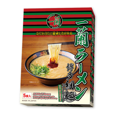 一兰旗舰店日本进口日期新鲜拉面
