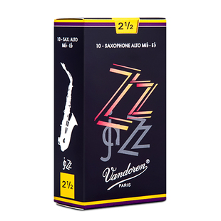 Vandoren/弯德林哨片 JAZZ 黑盒 ZZ 中音萨克斯哨片 降E调 爵士