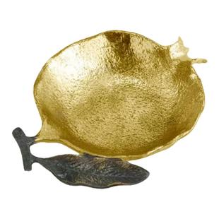 Michael Aram手工石榴系列美式复古零食盒水果碗坚果盘家居摆件