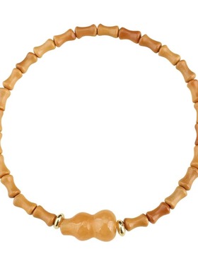 杭州流通处橄榄核手串女款古风文玩葫芦幸运竹节节高升手链女学生