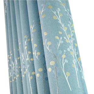 遮光窗帘成品加厚遮阳布2025年新款客厅卧室免打孔全挂钩简约现代