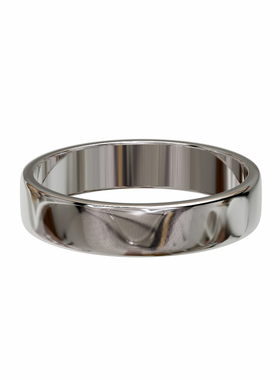 18K金轻奢素圈情侣对戒可定制