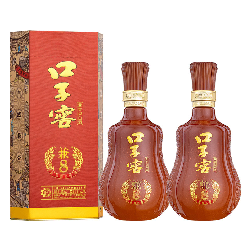 口子窖兼8兼香型41°500ml*2