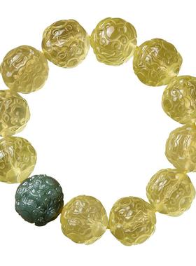 纯天然水晶手串和田玉貔貅手链