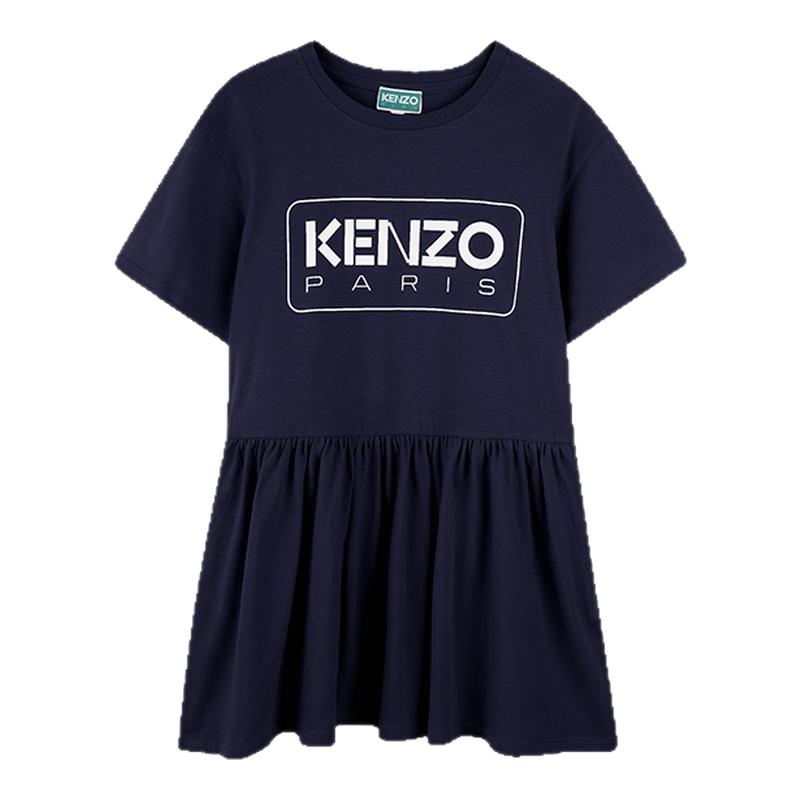【季末特惠】 KENZO KIDS童装女童春夏休闲印花连衣裙K61021