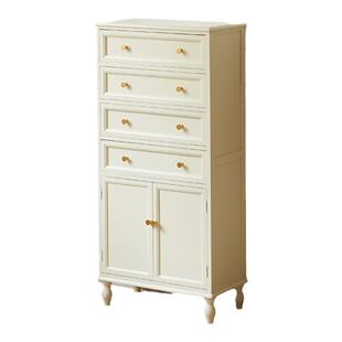 美式实木斗柜收纳柜客厅靠墙电视柜边柜主卧室床尾奶油风储物柜子