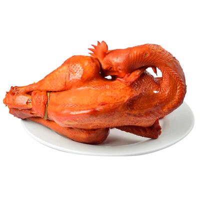 尹家沟帮子熏宗双宝组合散养大公鸡熏猪肘熏猪蹄老字号