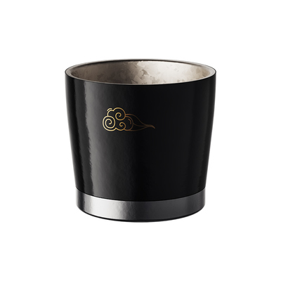 格丽思GREENIS纯钛玄黑冰夏杯日饮水杯子外出便携冰咖啡杯高颜值