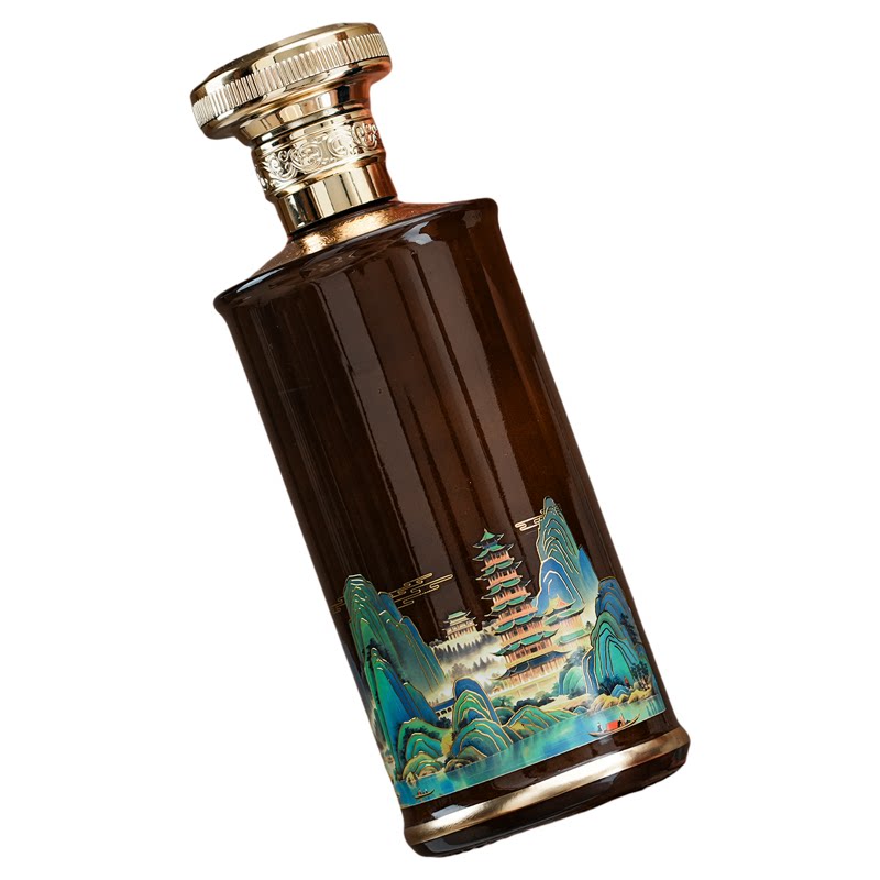 高档玻璃酒瓶礼盒小批量定制
