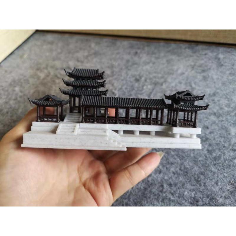 钰书房吸水石假山盆景小屋摆件鱼缸微景观造景枯山水家居摆件组合