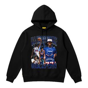 摇滚计划球星VJ埃奇库姆美式秋冬季保暖卫衣男款街头篮球休闲百搭