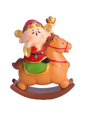 马上有财神摆件桌面情绪稳定器