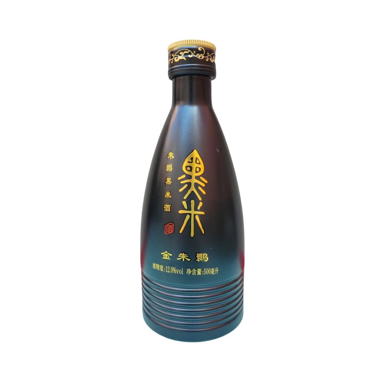陕西汉中洋县特产朱鹮牌黑米酒