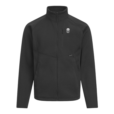 安德玛UA冬季新款男子仿羊羔绒夹克抓绒户外运动外套6010034-001