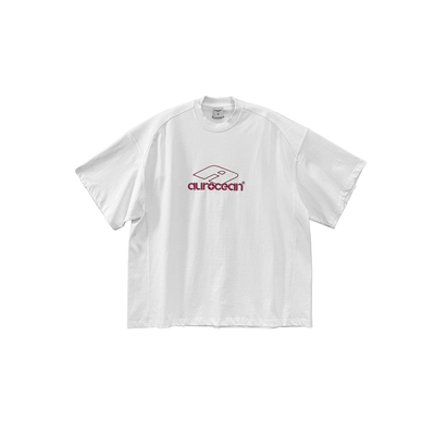 Aurocean经典红标刺绣T恤