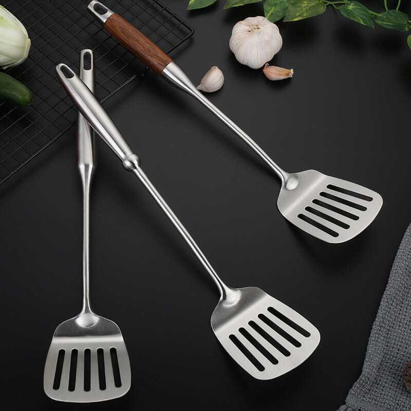 不锈钢煎铲家用铲子平铲锅铲煎蛋煎饼漏铲炒铲煎鱼炒菜铲一件批发