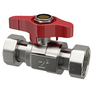 百战全铜活接球阀内外丝4分6分1寸阀门热水器水管开关直通阀