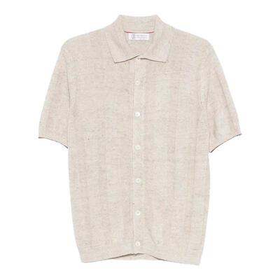 BC BRUNELLO CUCINELLI 26春夏男士亚麻混纺开衫毛衣银泰301574