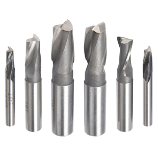 上工直柄键槽铣刀立铣刀HSS高速钢铣刀铣削加工修边刀具二刃铣刀