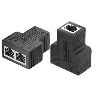 艾德生网线一分二同时上网分线器转接口对接头网口宽带连网络1拖2