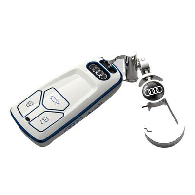 适用24款奥迪a4l钥匙套2023款q5l专用男士高端扣车内装饰用品大全